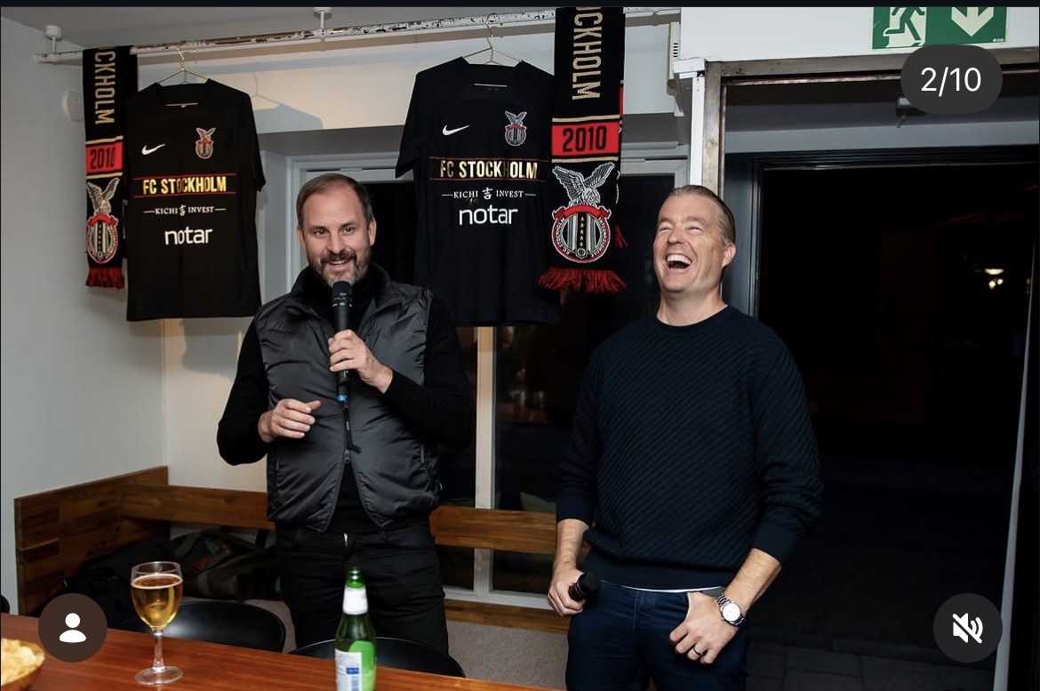 Thomas Wilbacher och Fredrik Wester på Business Club