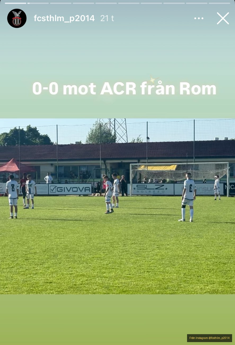0-0 mot ACR från Rom