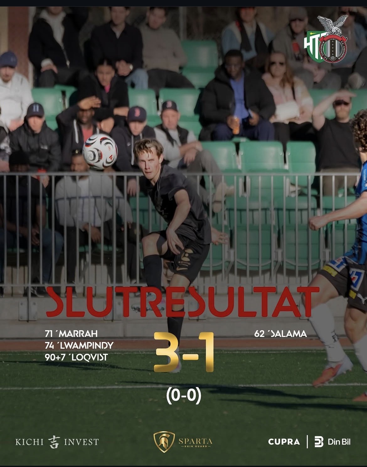 Förlust mot Hammarby TFF — nu väntar Karlbergs BK på Kanalplan